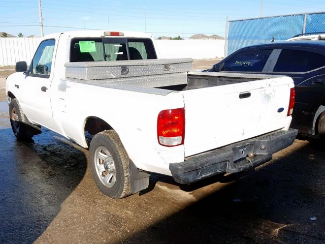 1FTYR10CXYPB48572 - 2000 FORD RANGER WHITE photo 3