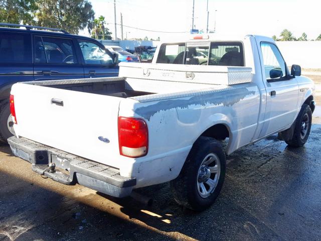 1FTYR10CXYPB48572 - 2000 FORD RANGER WHITE photo 4