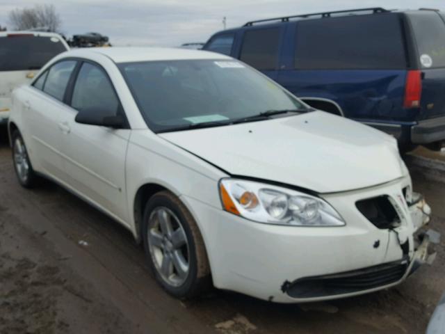 1G2ZH58N274233639 - 2007 PONTIAC G6 GT WHITE photo 1