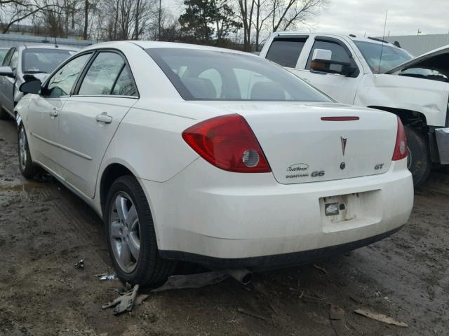 1G2ZH58N274233639 - 2007 PONTIAC G6 GT WHITE photo 3