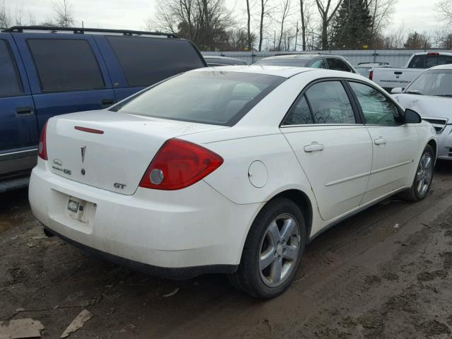 1G2ZH58N274233639 - 2007 PONTIAC G6 GT WHITE photo 4