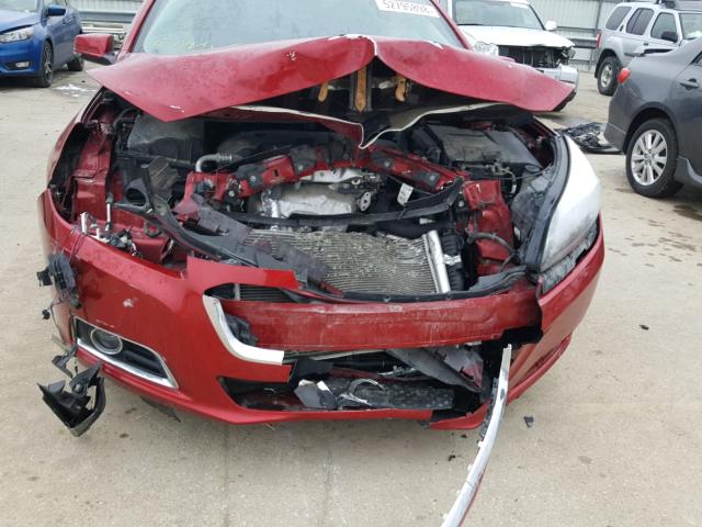 1G11H5SL6EF224548 - 2014 CHEVROLET MALIBU LTZ წითელი ფოტო 9