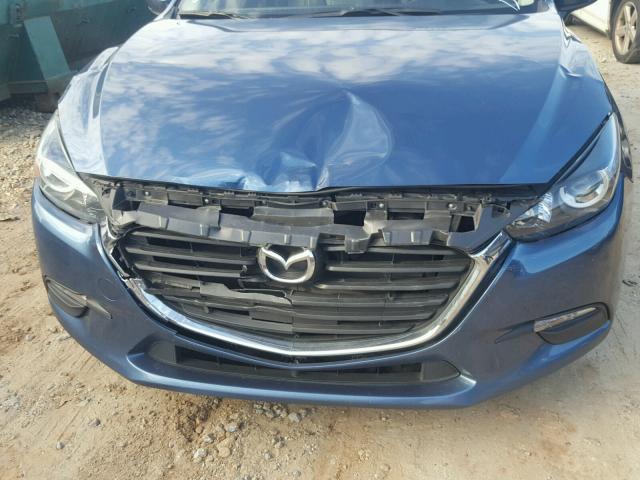 3MZBN1V74HM106401 - 2017 MAZDA 3 TOURING BLUE photo 9