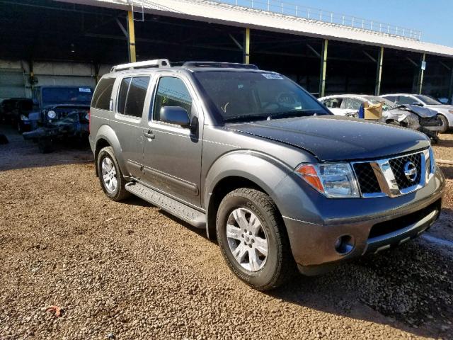 5N1AR18U65C757364 - 2005 NISSAN PATHFINDER CHARCOAL photo 1