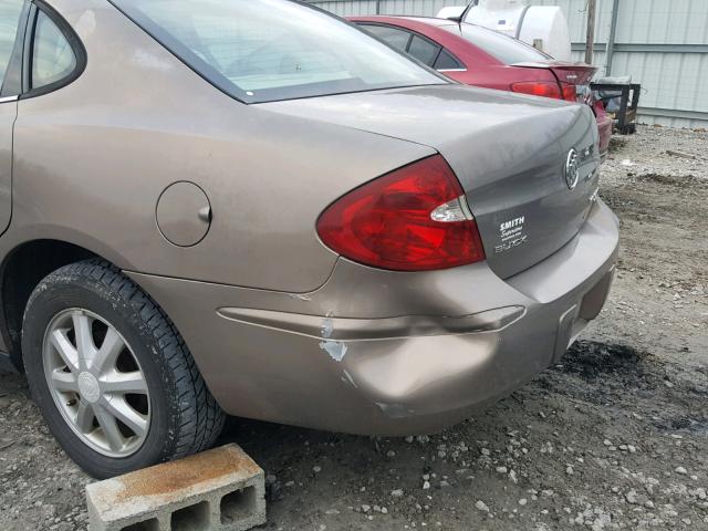 2G4WC582461172397 - 2006 BUICK LACROSSE C BROWN photo 9