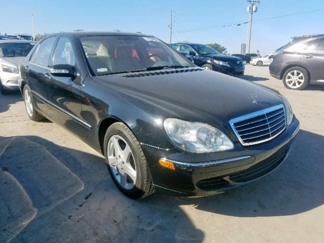 WDBNG75J45A443182 - 2005 MERCEDES-BENZ S 500 BLACK photo 1