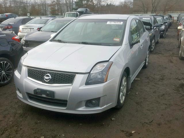 3N1AB6AP5BL686395 - 2011 NISSAN SENTRA 2.0 SILVER photo 2