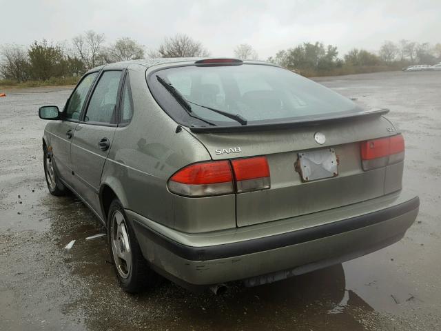 YS3DD58NXX2085942 - 1999 SAAB 9-3 S GREEN photo 3