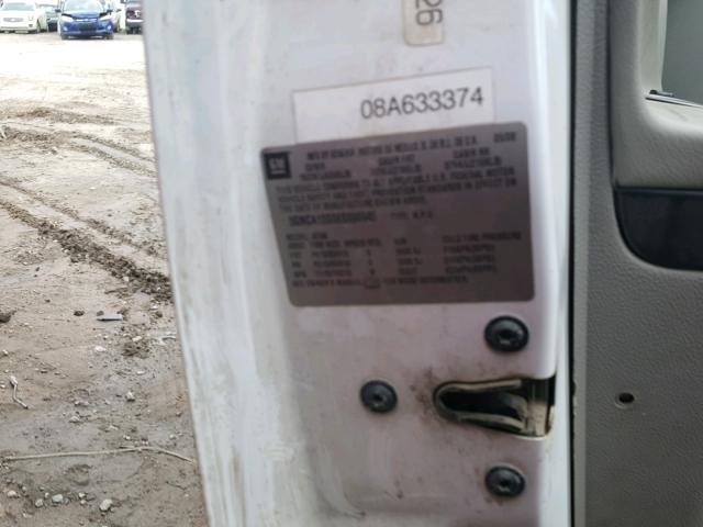 3GNCA13D38S696945 - 2008 CHEVROLET HHR LS Ağ foto 10