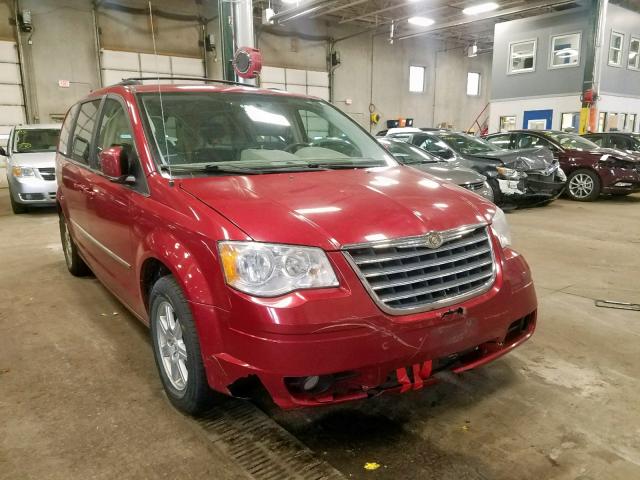 2A4RR5D17AR142151 - 2010 CHRYSLER TOWN & COU RED photo 1