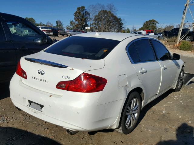 JN1CV6AR9CM976132 - 2012 INFINITI G37 WHITE photo 4