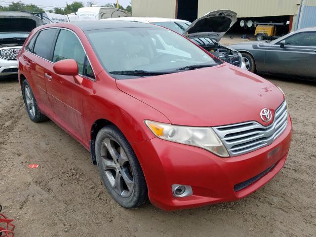 4T3ZK3BB7AU025508 - 2010 TOYOTA VENZA RED photo 1