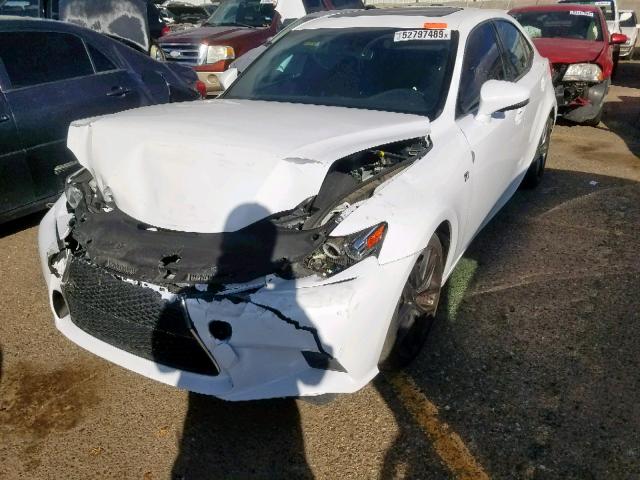 JTHBF1D27E5028671 - 2014 LEXUS IS 250 WHITE photo 2