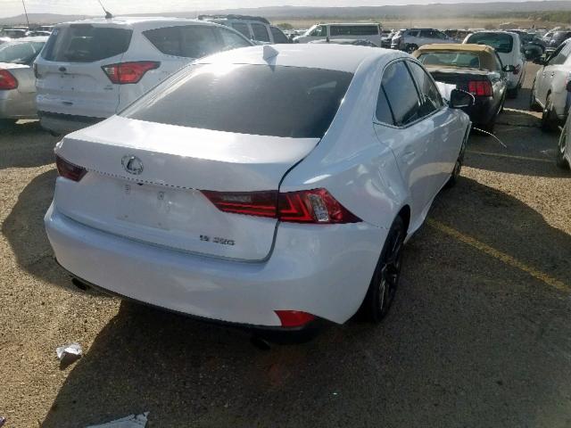 JTHBF1D27E5028671 - 2014 LEXUS IS 250 WHITE photo 4