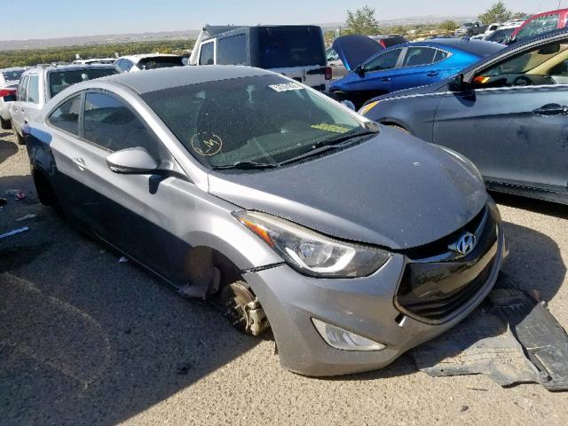 KMHDH6AH6EU029175 - 2014 HYUNDAI ELANTRA CO GRAY photo 1