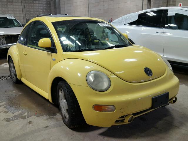 3VWCA21C6XM432563 - 1999 VOLKSWAGEN NEW BEETLE YELLOW photo 1