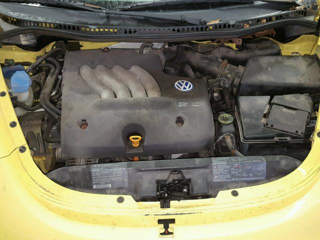 3VWCA21C6XM432563 - 1999 VOLKSWAGEN NEW BEETLE YELLOW photo 7