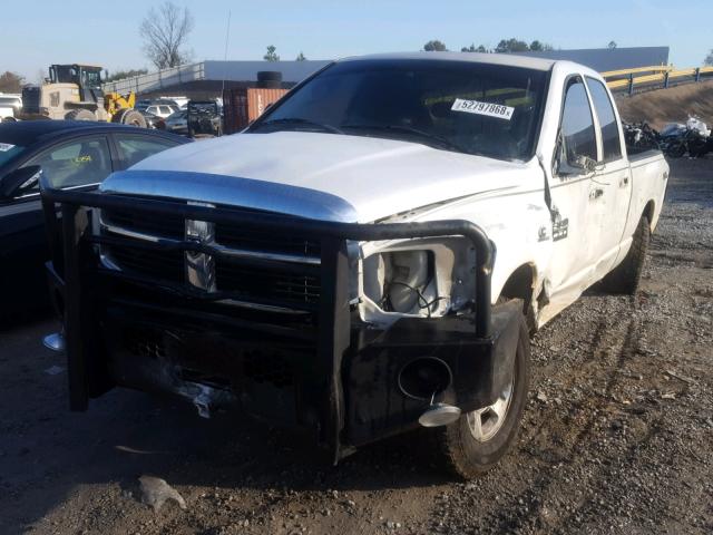 3D7KS28A68G106705 - 2008 DODGE RAM 2500 S WHITE photo 2