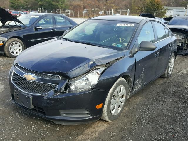 1G1PC5SH4C7320707 - 2012 CHEVROLET CRUZE LS CHARCOAL photo 2