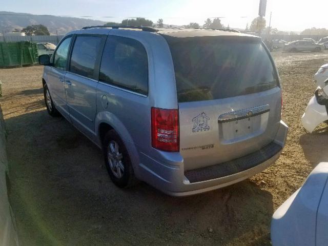 2A8HR54P58R652166 - 2008 CHRYSLER TOWN & COU SILVER photo 3