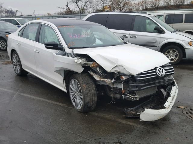 1VWBT7A37FC091757 - 2015 VOLKSWAGEN PASSAT SE WHITE photo 1