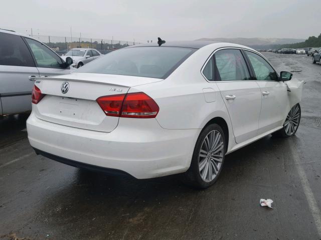 1VWBT7A37FC091757 - 2015 VOLKSWAGEN PASSAT SE WHITE photo 4