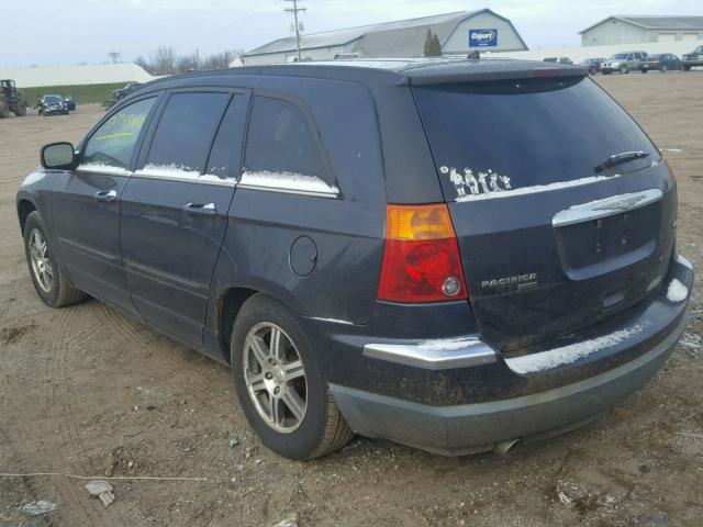 2A8GM68XX7R186467 - 2007 CHRYSLER PACIFICA T BLUE photo 3