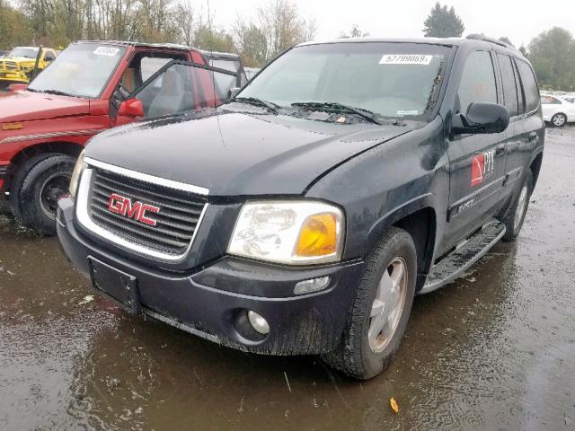 1GKDT13S632301719 - 2003 GMC ENVOY BLACK photo 2