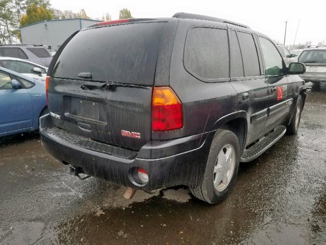 1GKDT13S632301719 - 2003 GMC ENVOY BLACK photo 4