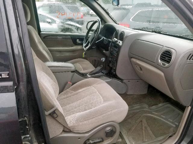 1GKDT13S632301719 - 2003 GMC ENVOY BLACK photo 5