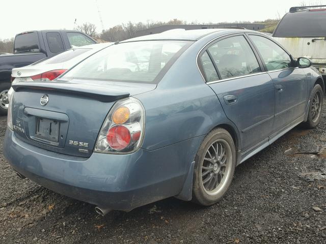 1N4BL11E82C251002 - 2002 NISSAN ALTIMA SE BLUE photo 4