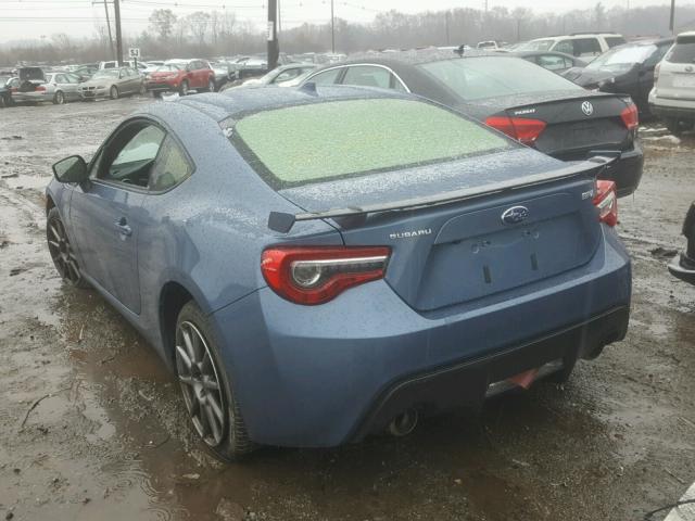 JF1ZCAC12J9601096 - 2018 SUBARU BRZ 2.0 LI BLUE photo 3