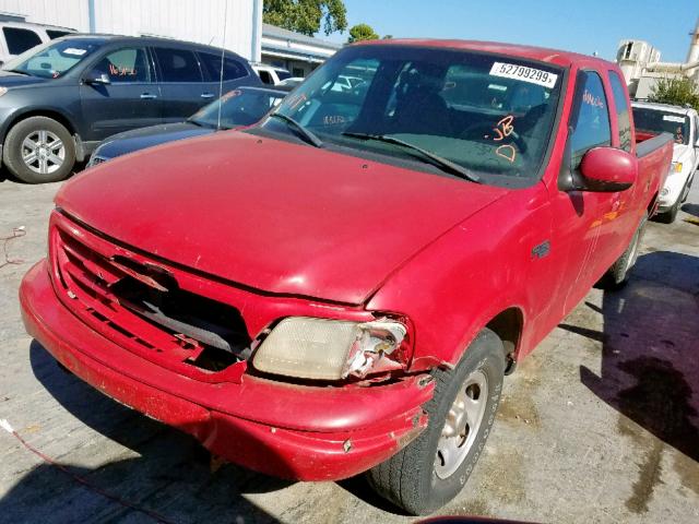 1FTZX17281NA17102 - 2001 FORD F150 RED photo 2