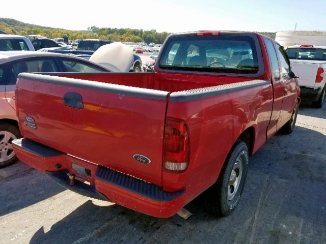 1FTZX17281NA17102 - 2001 FORD F150 RED photo 4