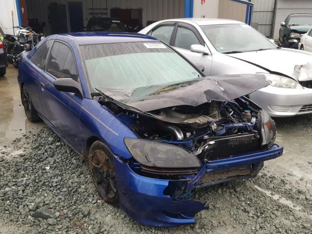 1HGEM22355L051823 - 2005 HONDA CIVIC DX V BLUE photo 1