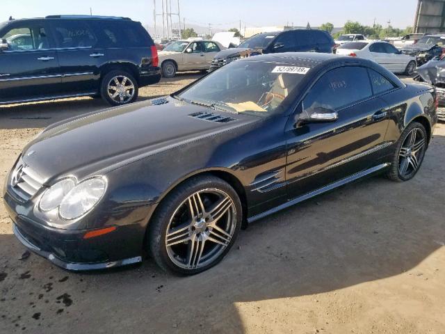 WDBSK75F84F082358 - 2004 MERCEDES-BENZ SL 500 BLACK photo 2