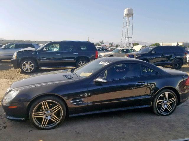 WDBSK75F84F082358 - 2004 MERCEDES-BENZ SL 500 BLACK photo 9