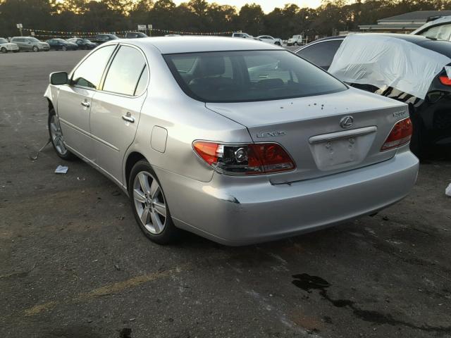 JTHBA30G265170424 - 2006 LEXUS ES 330 SILVER photo 3