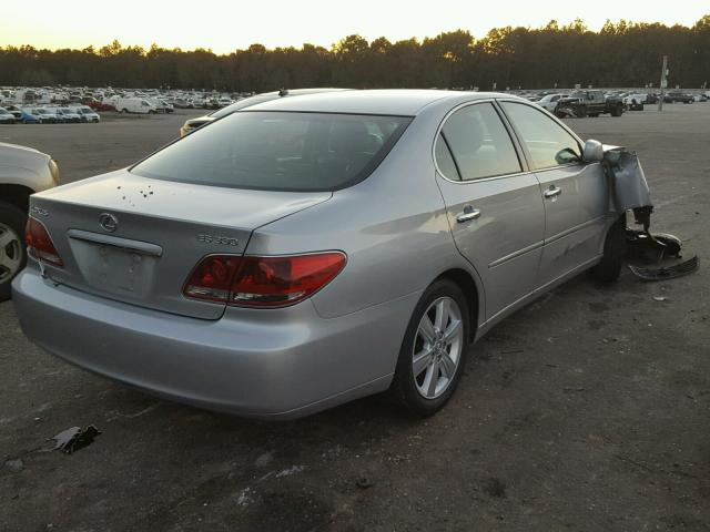 JTHBA30G265170424 - 2006 LEXUS ES 330 SILVER photo 4