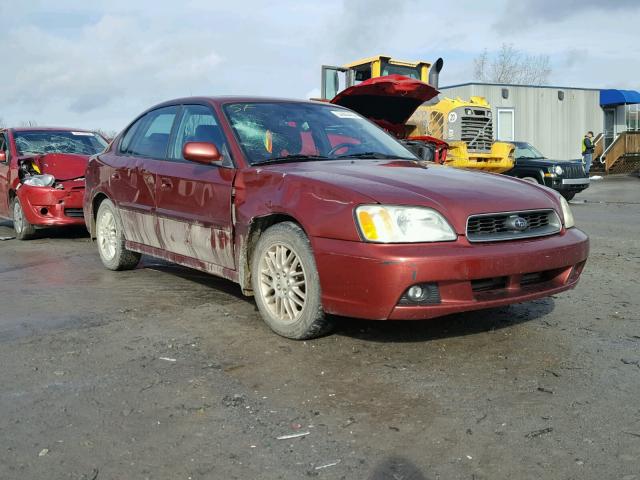 4S3BE625647209326 - 2004 SUBARU LEGACY L S RED photo 1
