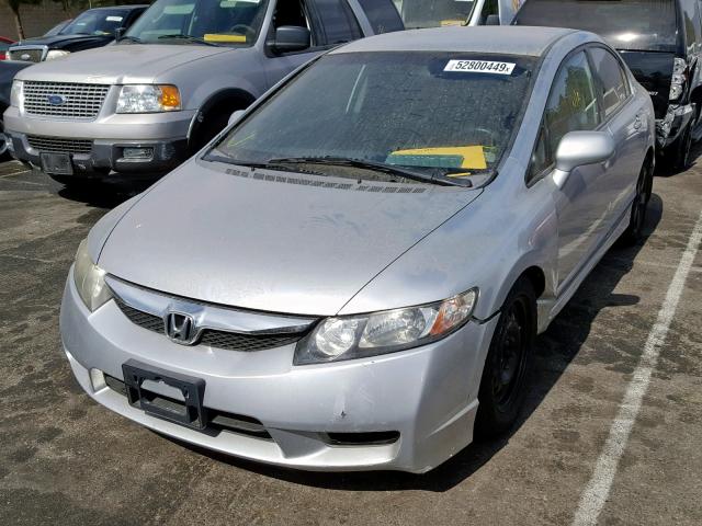 19XFA16699E019031 - 2009 HONDA CIVIC LX-S Gümüş foto 2