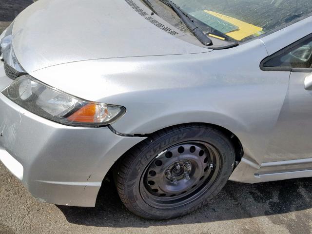 19XFA16699E019031 - 2009 HONDA CIVIC LX-S Gümüş foto 9