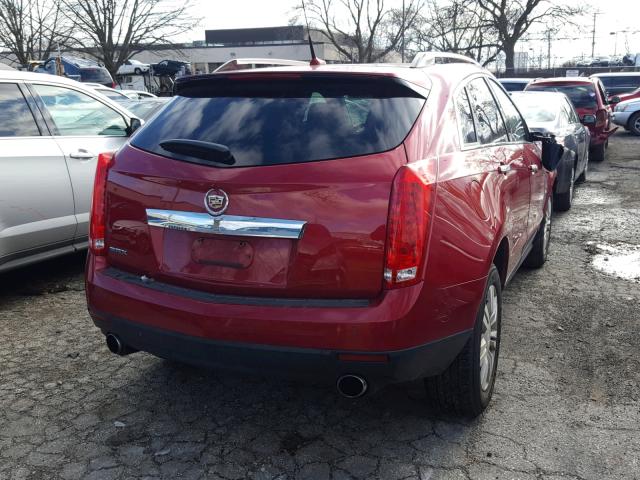 3GYFNAEY1AS506926 - 2010 CADILLAC SRX LUXURY RED photo 4