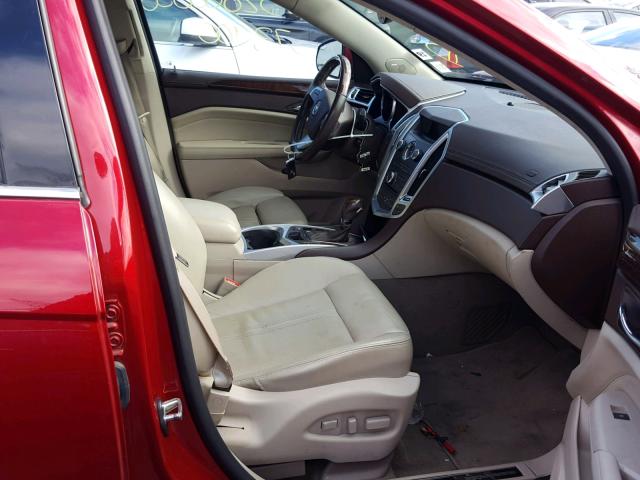 3GYFNAEY1AS506926 - 2010 CADILLAC SRX LUXURY RED photo 5