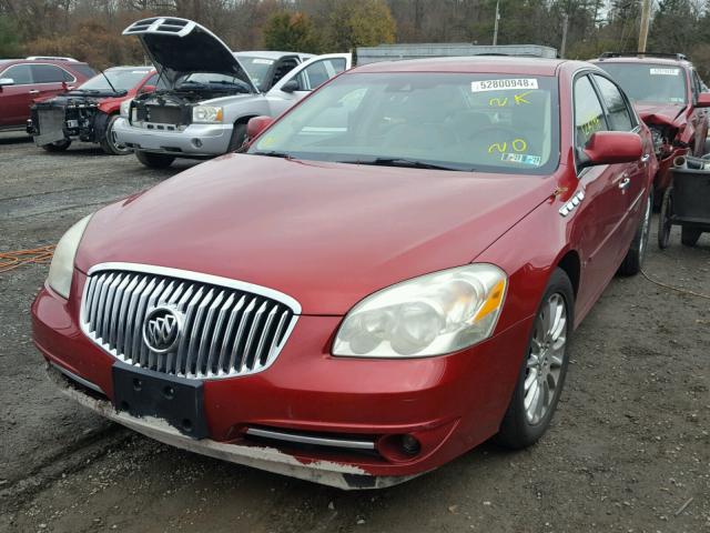 1G4HF57909U144359 - 2009 BUICK LUCERNE SU RED photo 2