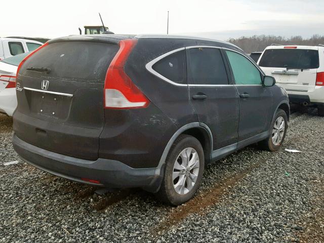 2HKRM3H73EH506530 - 2014 HONDA CR-V EXL BLACK photo 4