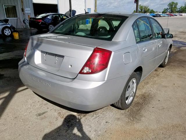 1G8AJ55F37Z133654 - 2007 SATURN ION LEVEL SILVER photo 4