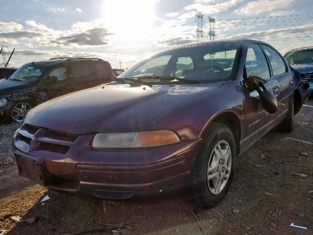 1B3EJ46X9YN240985 - 2000 DODGE STRATUS SE BURGUNDY photo 2