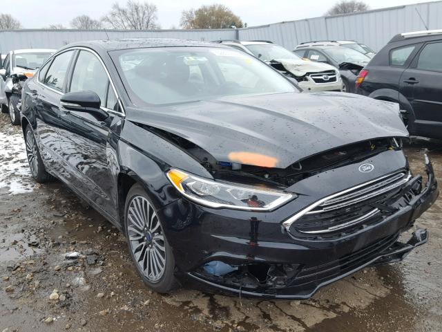 3FA6P0D96JR246735 - 2018 FORD FUSION TIT BLACK photo 1