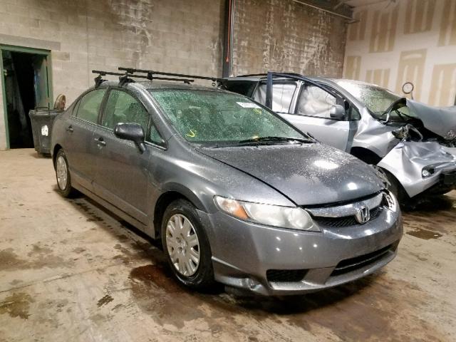 2HGFA16389H521217 - 2009 HONDA CIVIC VP GRAY photo 1